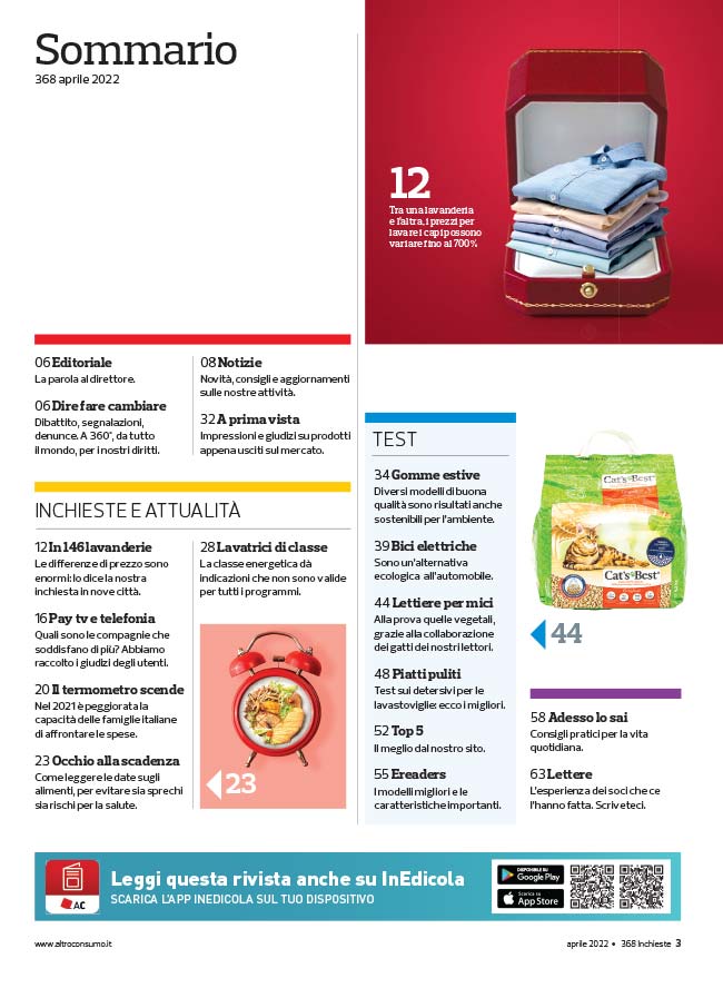 sommario Inchieste aprile 2022